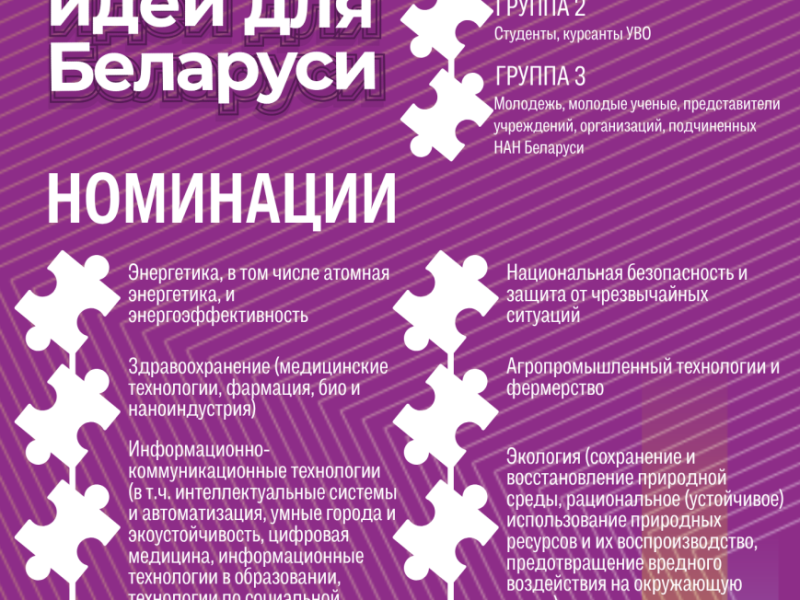 Стартовал республиканский молодёжный проект «100 идей для Беларуси»