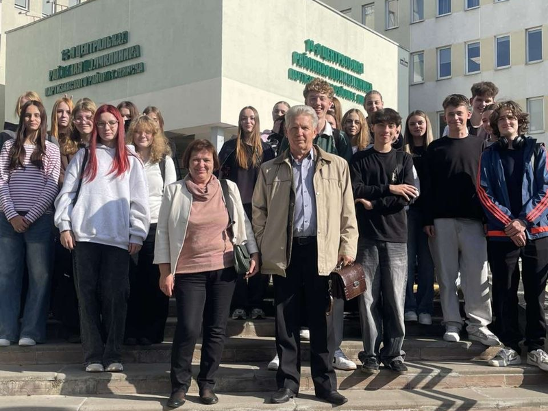29 сентября группы 641 и 661 встретились со специалистами 14-й центральной районной поликлиники Партизанского района г.Минска.